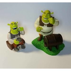 DreamWorks Shrek Candy Dispensers Lot of 2 - Clean Untested